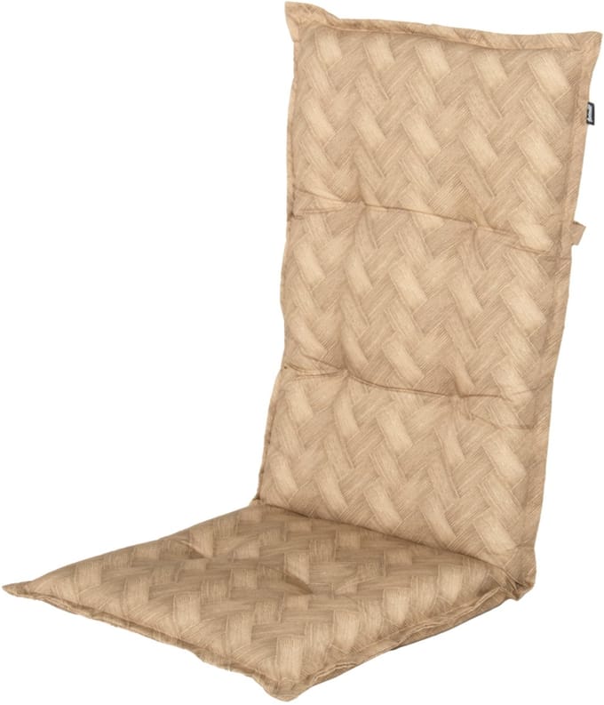 Hartman tuinkussen - Bobby yellow - hoge rug - 123x50x8cm