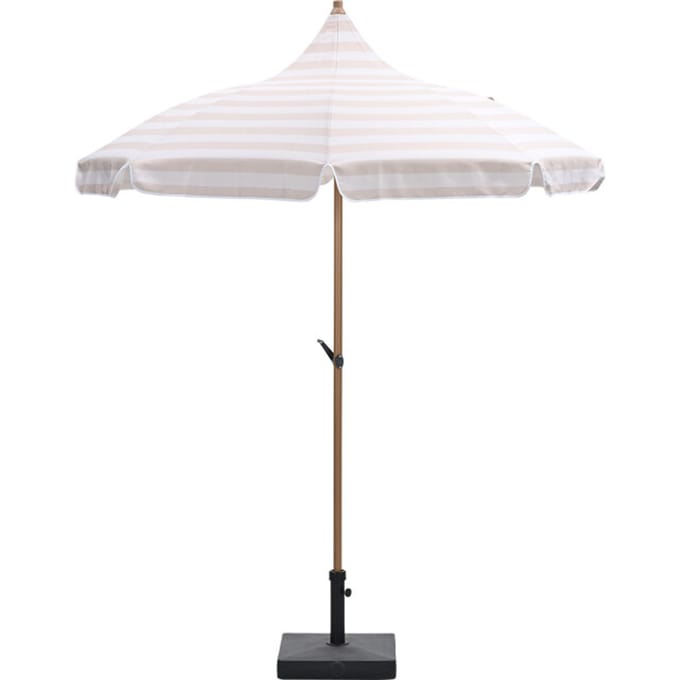 Garden Impressions Aloha parasolset Ø200 cm ecru met voet