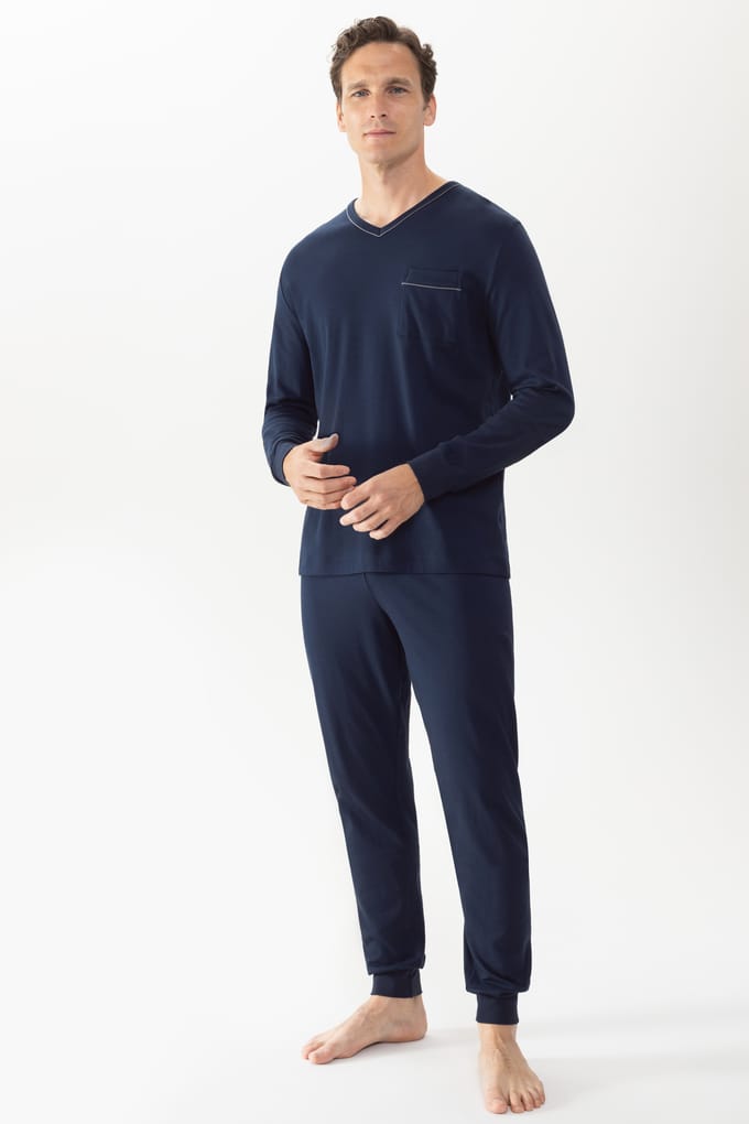 Pyjama-sets Mey Nachtkleding Lang Blauw