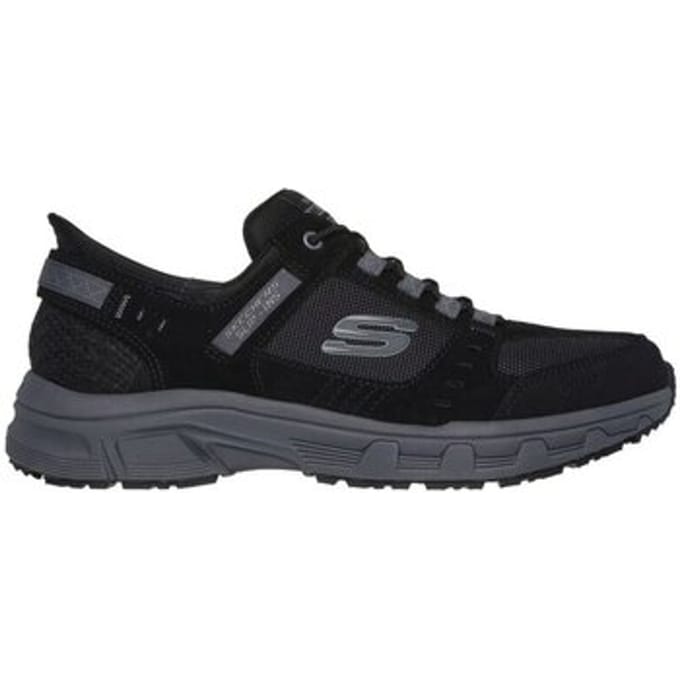 Skechers OAK CANYON - CONSISTENT WINNE Heren Wandelschoenen - Zwart / Charcoal