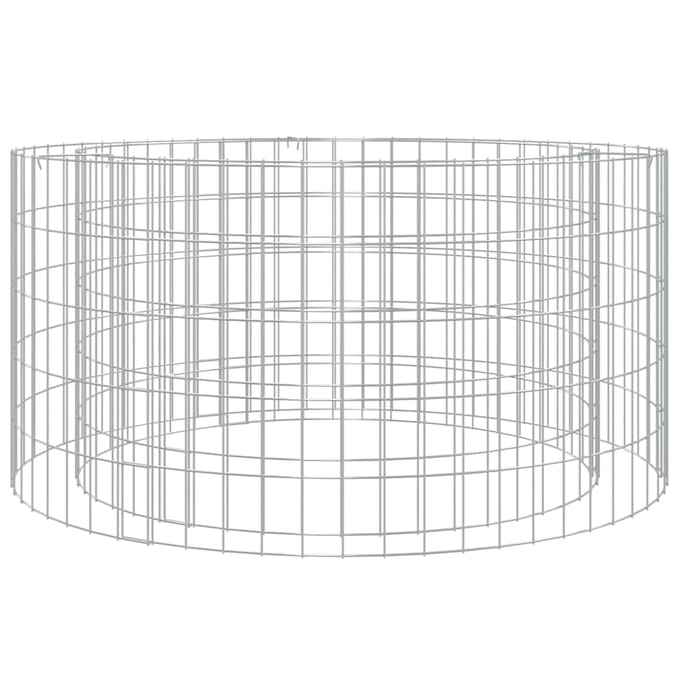 vidaXL - Schanskorf - vuurplaats - Ø - 100 - cm - gegalvaniseerd - ijzer
