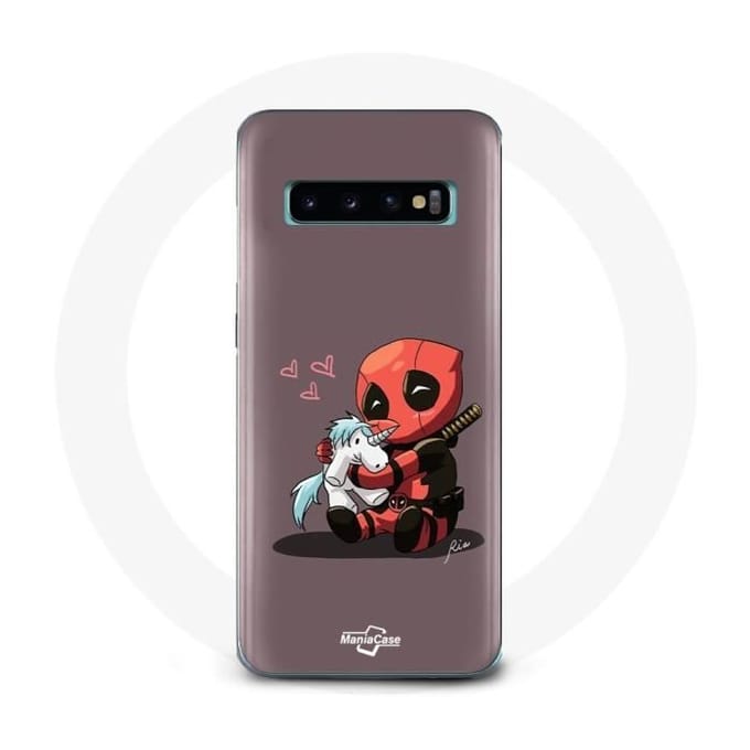 Hoesje voor Samsung Galaxy S10 DeadPool Eenhoorn Eenhoorn