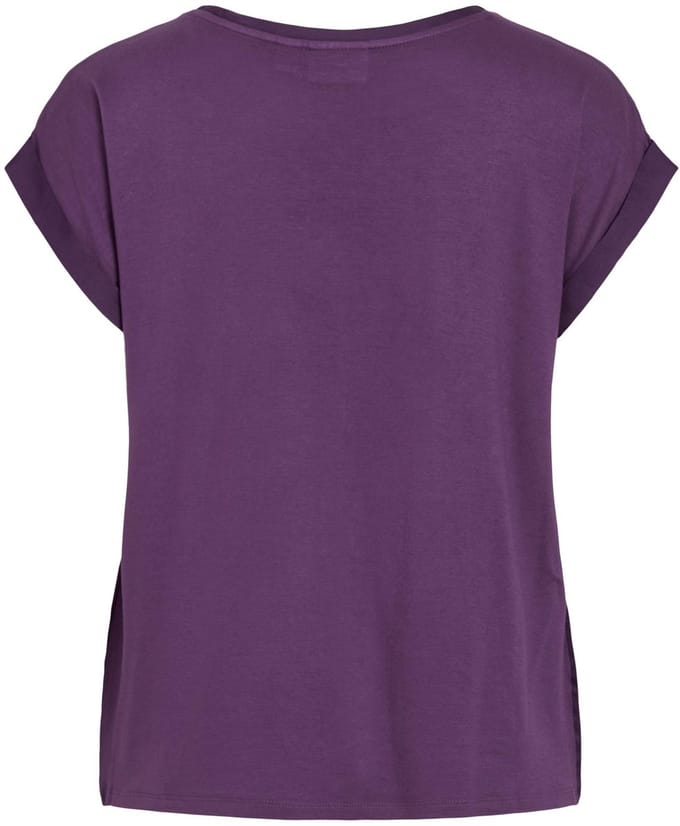 VILA - VIELLETTE S/S SATIN TOP - NOOS - Dames - Blouses