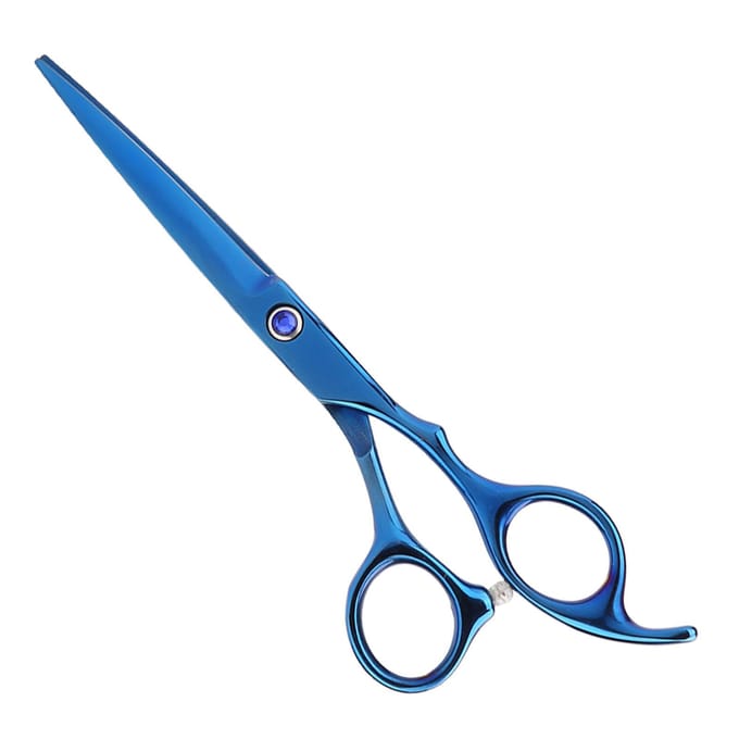 Professionele Huisdier Hond Haar Knippen Schaar Verzorging Kappersschaar Blauwe Knipschaar Flat Scissors