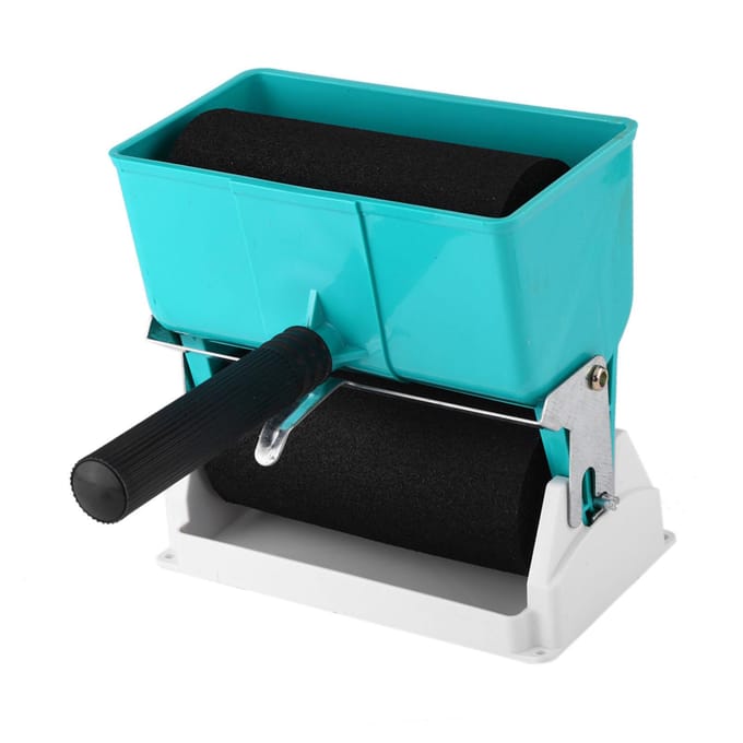 Draagbare handbediende lijmroller voor houtbewerking 6inch blue