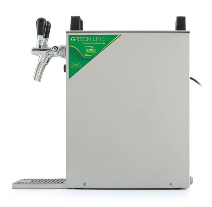 Complete set - Biertap - Kontakt 40 - 2-kraans, 50 liter/u - Beertender - Thuistap - Bierkoeler - met Fustkoppeling Type D, Type G