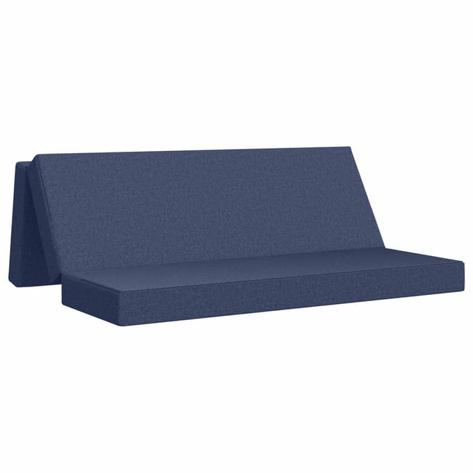 vidaXL - Vouwbare - Sofa - Bed - 180 - x - 67 - x - 45 - cm - Blauw