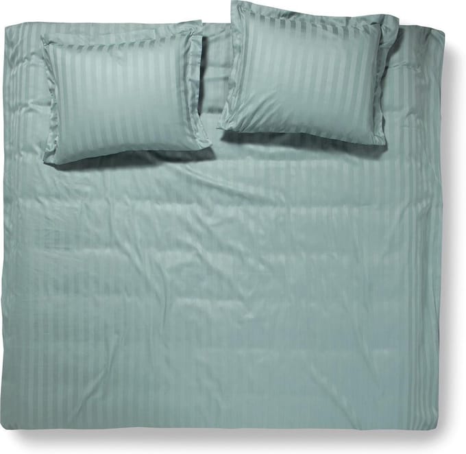 Damai - Linea - Dekbedovertrek - 240x200/220 cm - Lits-jumeaux - Groen + 2 kussenslopen 60x70