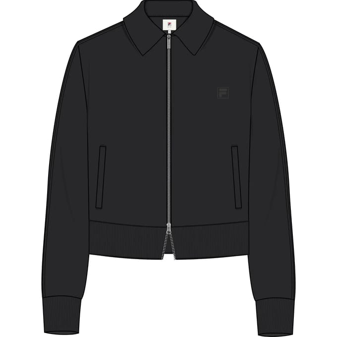 Dames sweatjack met vierkante biesjes Fila Avenes