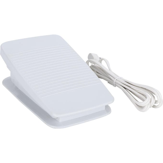 Naaimachine Voetpedaal Controller Plastic Multifunctioneel Enkel Gat Stroomkabel white