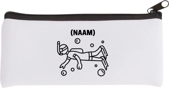Akyol - duiken met eigen naam Etui - Zwemmen - duiker - sport - 20 bij 9 cm