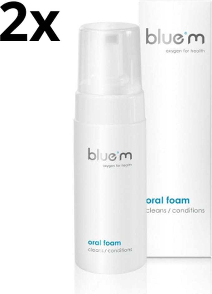 2x Bluem Oral Foam 100ml - Voordeelverpakking