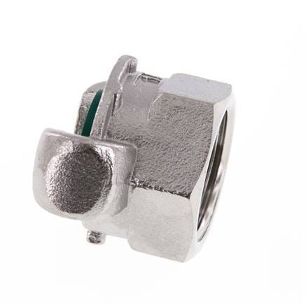 RVS DN 20 DIN 3489 compressor klauwkoppeling Rp 1 inch Binnendraad - CL42-20-F-SF-100