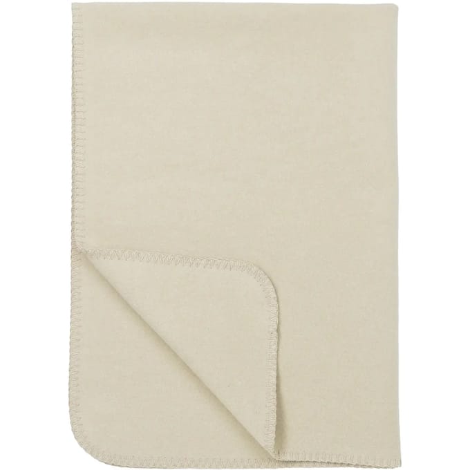 Meyco Baby Uni ledikant deken - geweven - sand - 100x150cm - 1.0 TOG