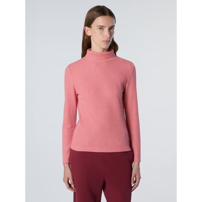 North Sails Boven Geribbelde jersey coltrui