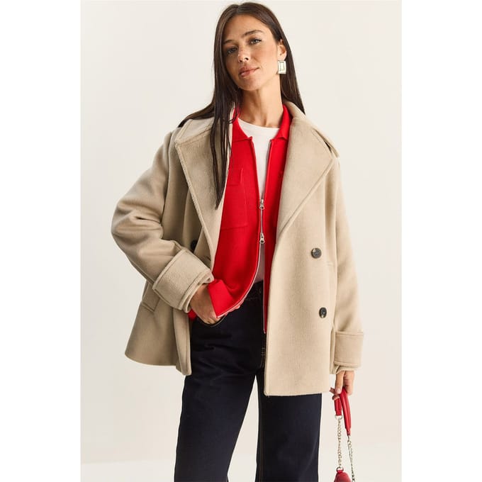 Oversized Jas met Zakken