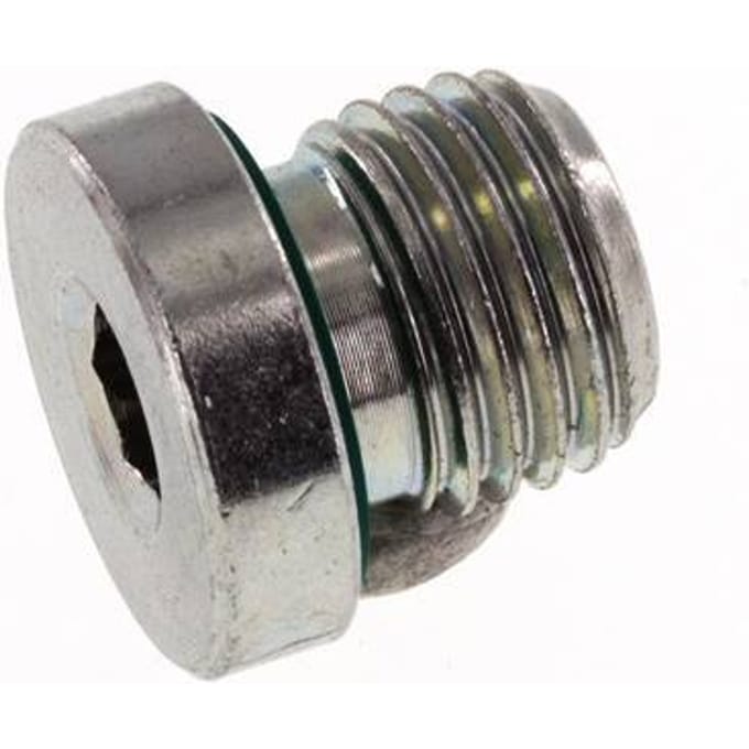 Plug M14 X 1.5 Staal FKM met Binnenzeskant 400bar [2 Stuks]