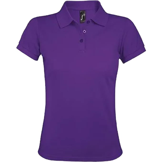 SOLS Dames/Dames Prime Poloshirt (Donkerpaars)