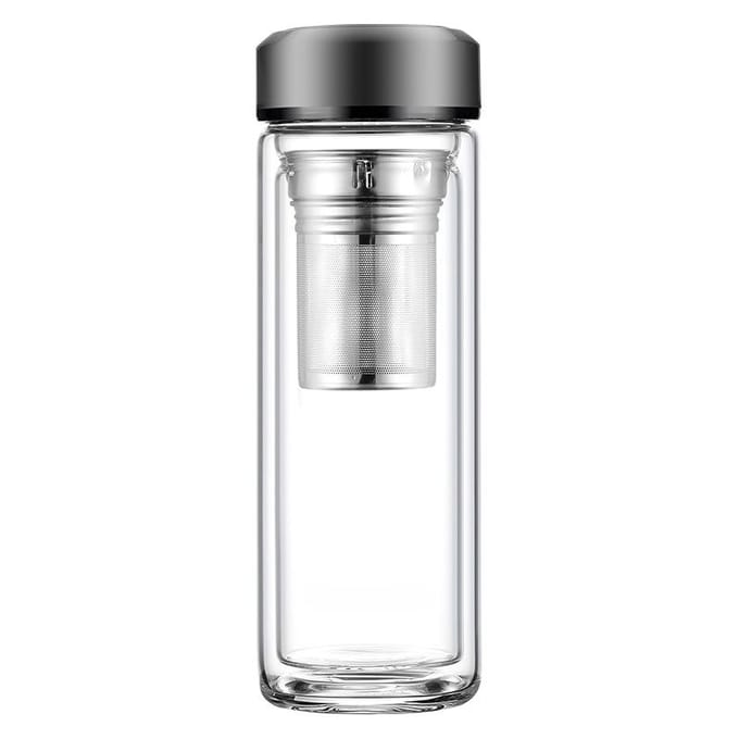 Vacuüm Glas Thee Scheiding Bubble Tea Beker Mannelijk 400ml Waterbeker 301-400ml