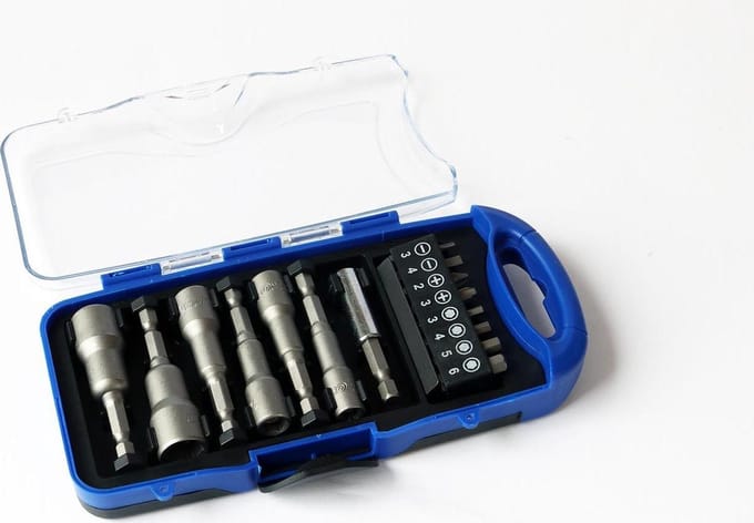 Dopsleutel bitset 1/4" 15-delig