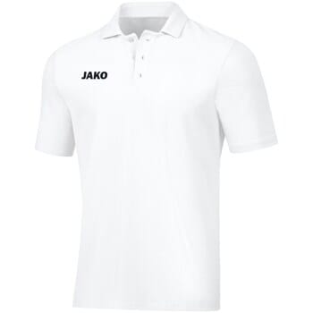 Jako Base Polo Heren - Wit | Maat: L