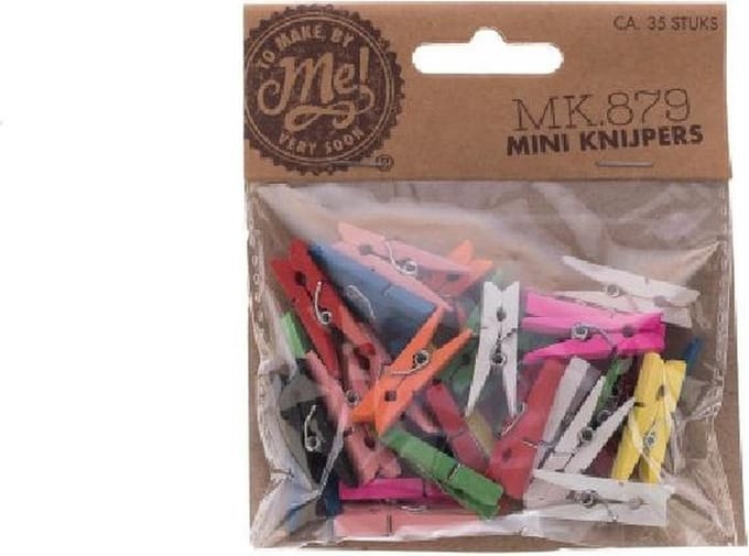 knijper mini kleur - mini knijpers - 105 stuks knijper
