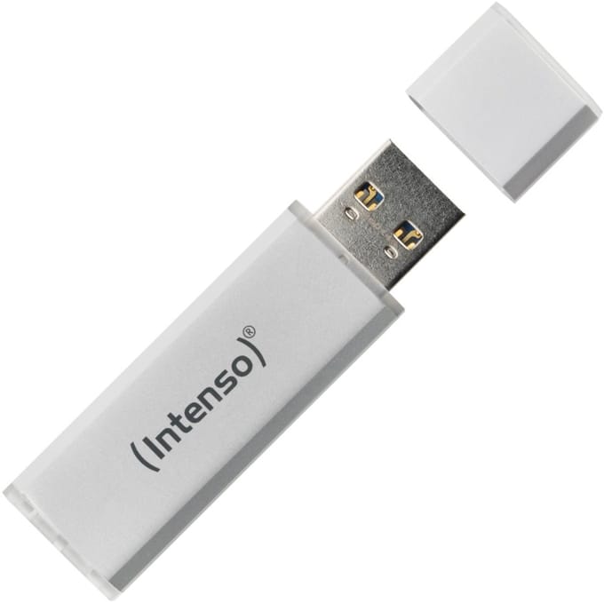 (Intenso) Ultra Line USB-stick - 64GB - SuperSpeed USB 3.2 (Gen 1x1) - zilver (3531490)
