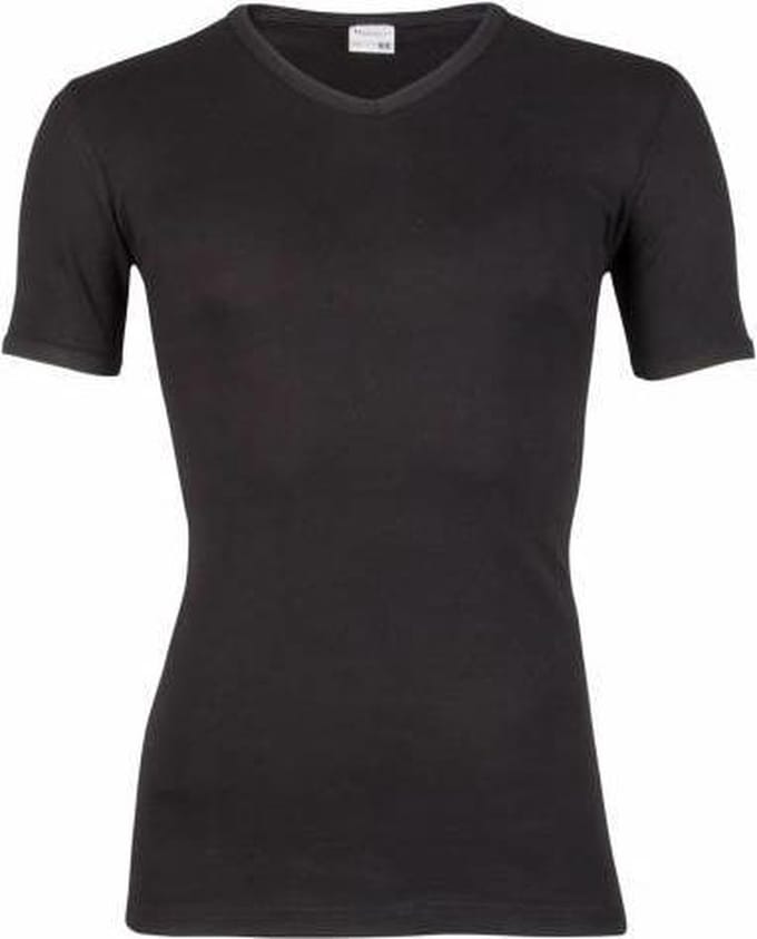 Beeren T-shirt diepe V-hals - 1-pack - Wit - 100% katoen - M