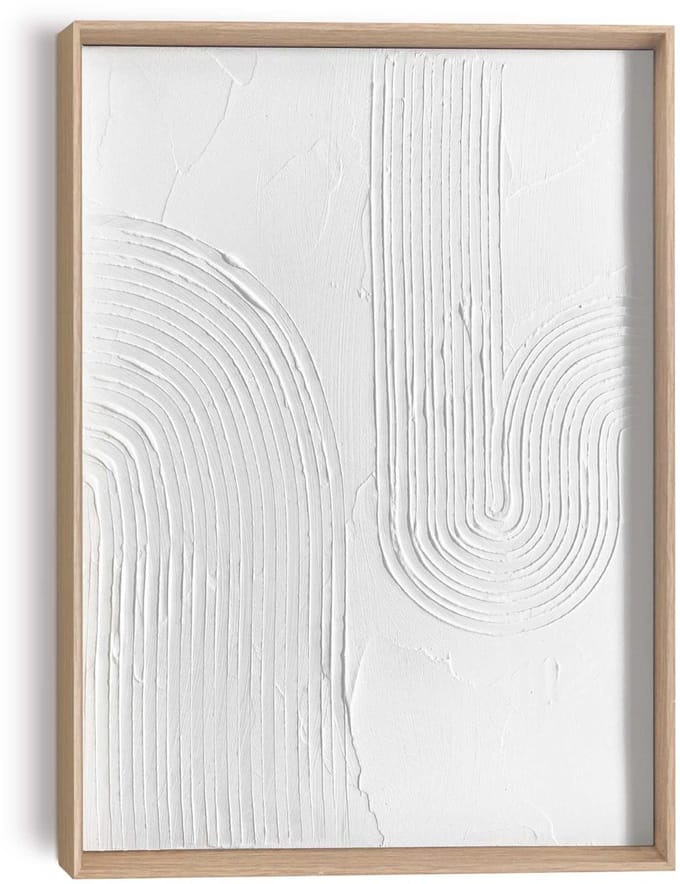 Schilderij 3D Art Natuurlijke Vormen - 40 x 30 - Hout - REINDERS
