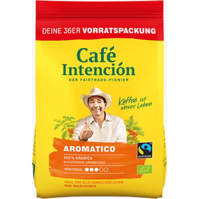 Café Intención Aromatico Organic 36 pods Senseo-compatibel
