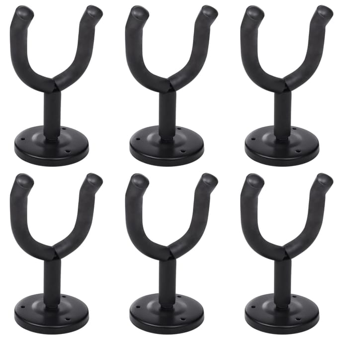 vidaXL - Gitaar - wandhouder - (6 - stuks)