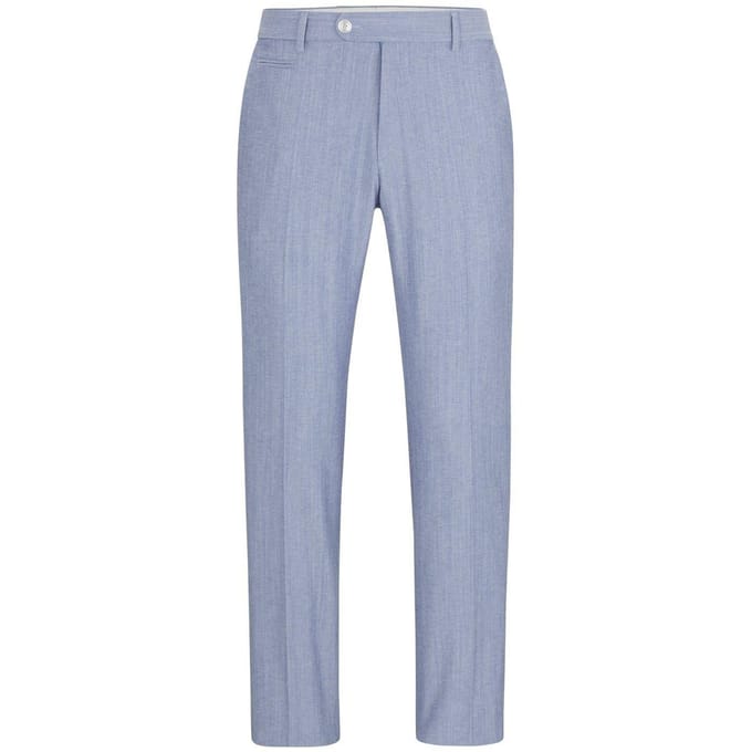 Boss Heren Genius Slim Broek (Marineblauw)