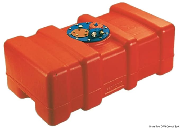 Kunststof Brandstoftank - 70 liter met flensplaat