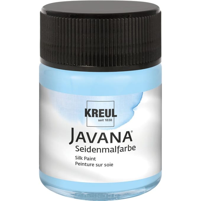 KREUL Javana Zijdeverf, 50 ml - Hemelsblauw