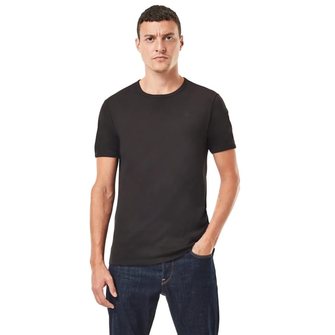 G-Star RAW T-shirt Basic 2 Pack Black Mannen Maat - M