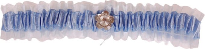 Kousenband blauw
