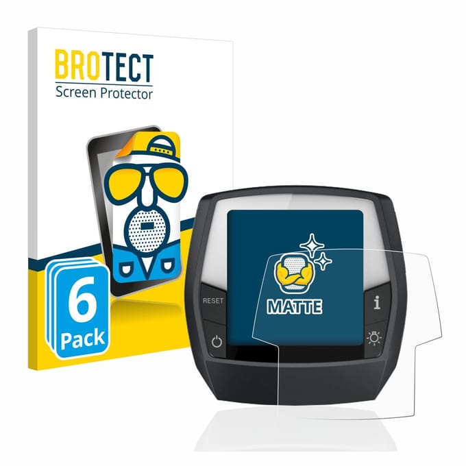 BROTECT - Screenprotector voor Bosch Intuvia Performance Line - Folie Beschermfolie matte 6 Stuks