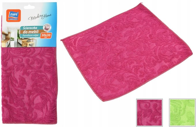 Ravi Serie - Microvezel Meubeldoek - 30x30 cm - Absorberend - Herbruikbaar