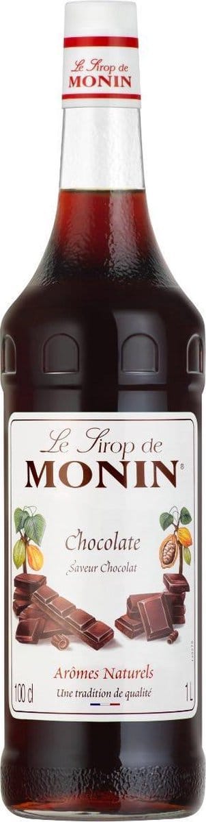 Monin Chocolade Koffie Siroop Grote Fles 1 Liter