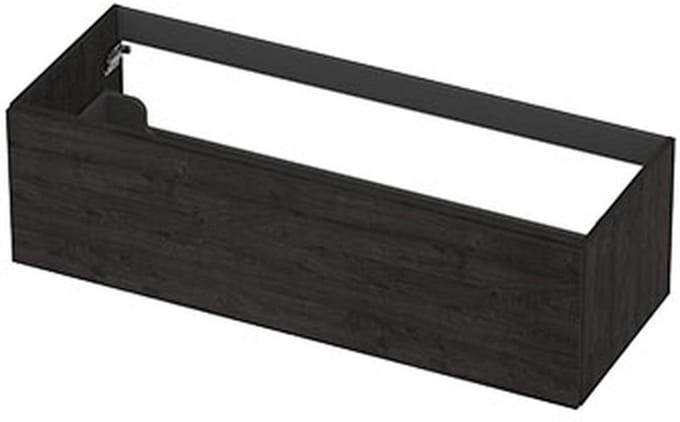 INK - Onderkast 1L Decor Softclose Tbv Greep - 1200x450x350 Mm - Houtskool Eiken