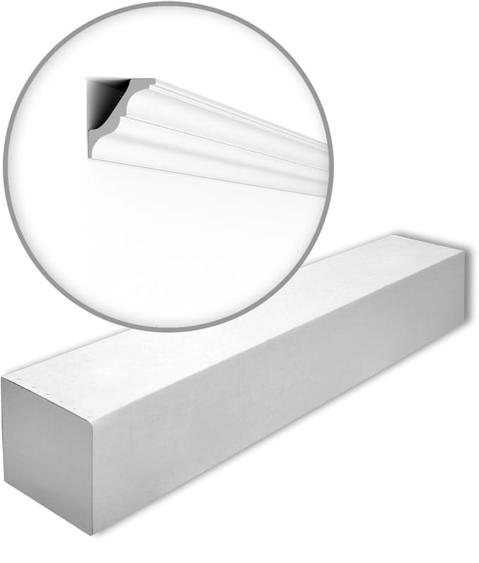 NMC AT-box NOMASTYL Noel Marquet 1 doos 38 stukken Kroonlijst modern design wit | 76 m