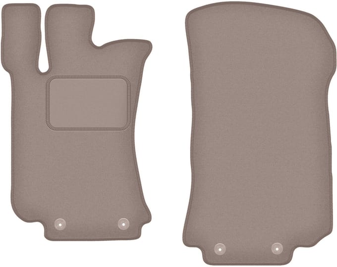 Beige voormatten voor: Mercedes R251 / V251 7-zits (2005-2013)