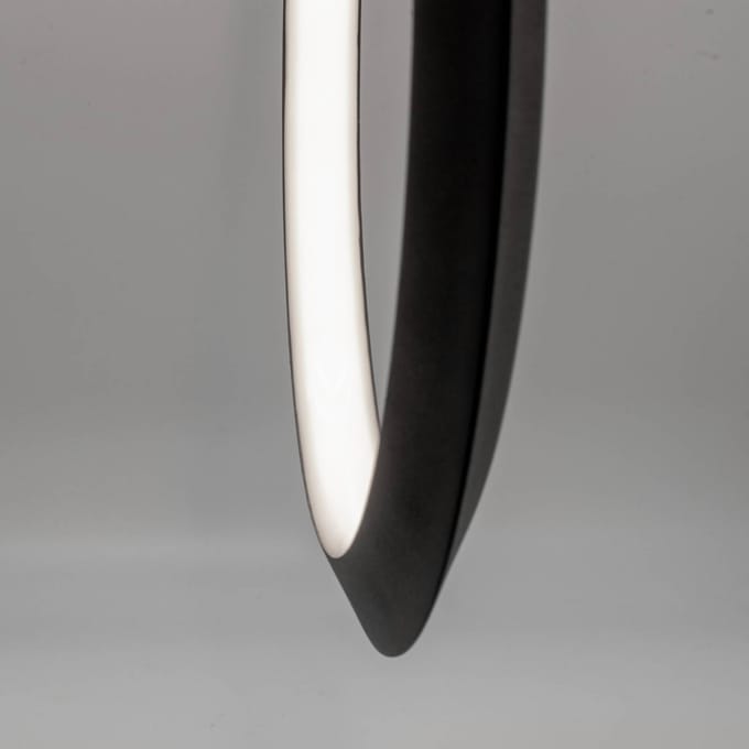 Mantra Iluminación LED hanglamp Kitesurf, 2-lamps, zwart