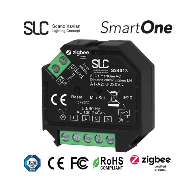 The Light Group SLC SmartOne AC Dimmer Mini 200W ZigBee LN