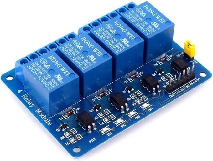 OTRONIC® Relais Module 12v | 4-kanaals