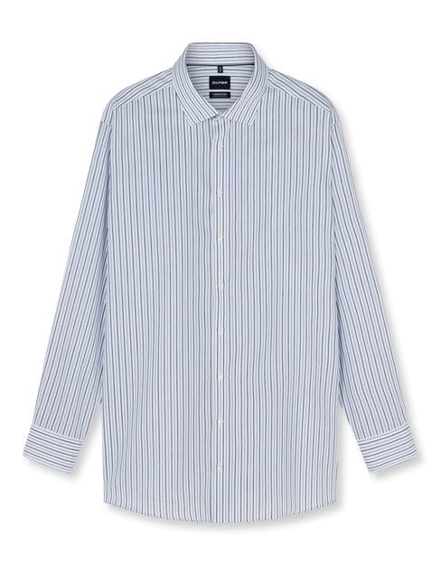 OLYMP Luxor Overhemd, Comfort Fit - Big, New Kent, Bleu