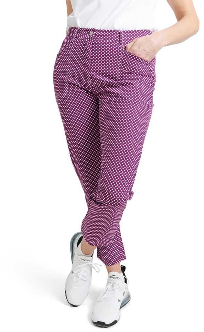 Abacus Golf Merion 7/8 Broek Paars 36 Vrouw