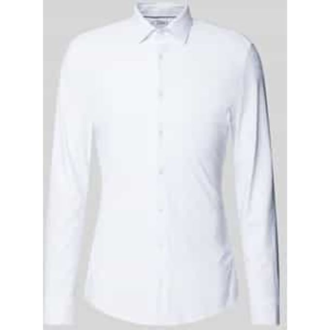 Super Slim fit zakelijk hemd met knoopsluiting