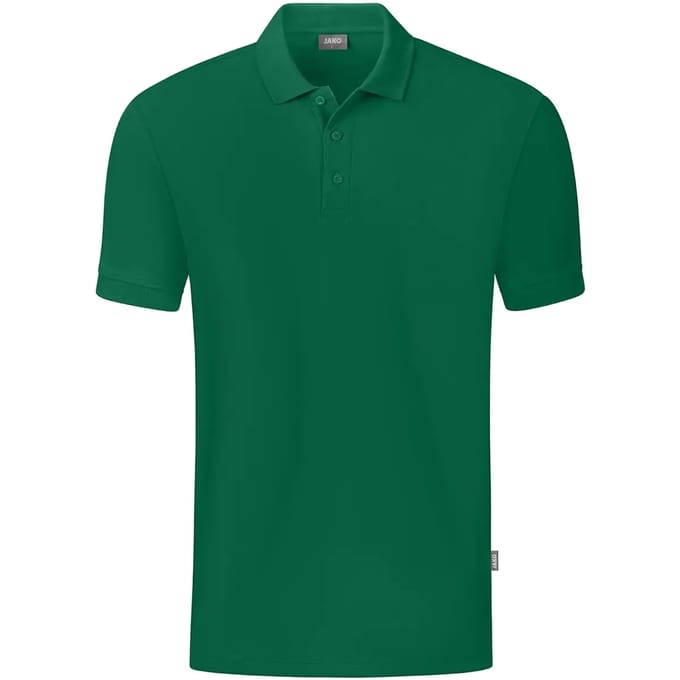 Jako Organic Polo Heren - Groen | Maat: M