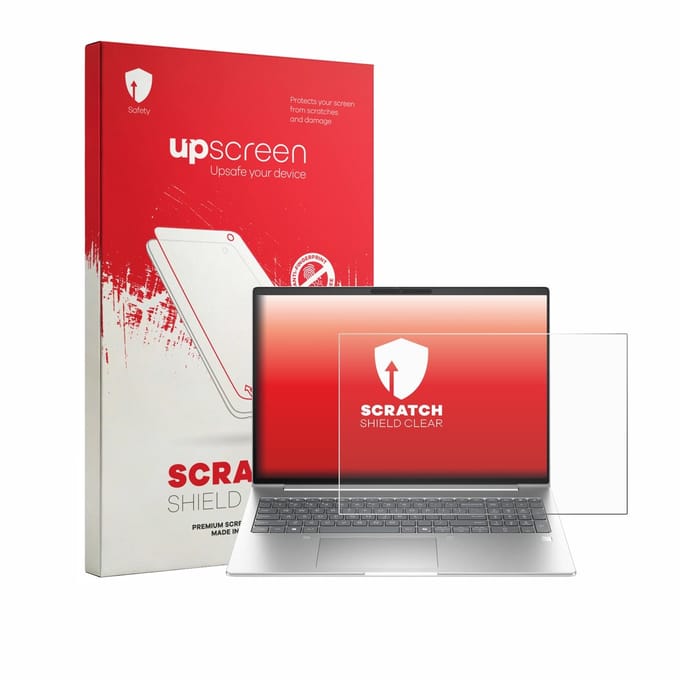 upscreen - Screenprotector voor HP EliteBook 6 G2i 16" - Folie Beschermfolie transparant